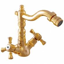 Смеситель RavSlezak MORAVA RETRO MK321.5/9Z на биде золото Смеситель RavSlezak MORAVA RETRO MK321.5/9Z на биде золото