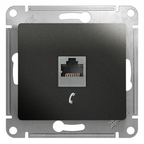 Розетка телефонная RJ11 Systeme Electric Glossa (Глосса) GSL000781T