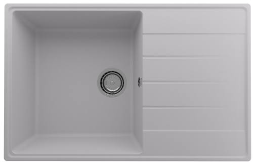 Кухонная мойка Ulgran Quartz Prima 780-04 78х50 цвет серый