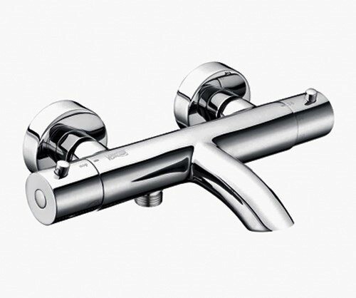 Смеситель для ванны WasserKRAFT Berkel 4800 4811 Thermo настенный хром