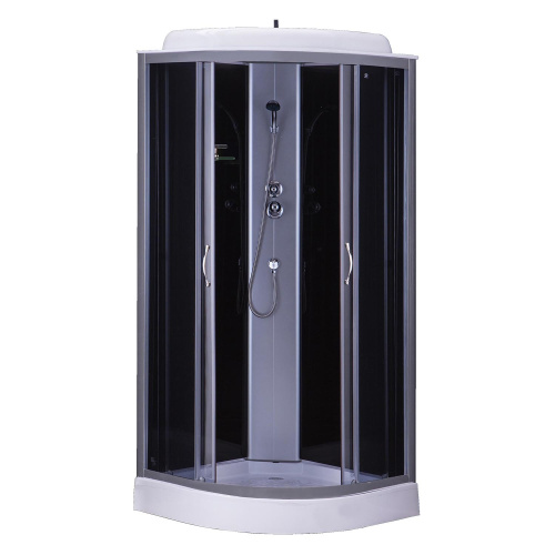 Душевая кабина Loranto CS-6681G 80*80*215 80х80 четверть круга с крышей