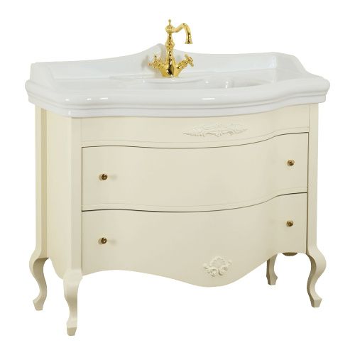 Тумба под раковину Migliore IMPERO 25961 110х57х82 напольная цвет светло-бежевый