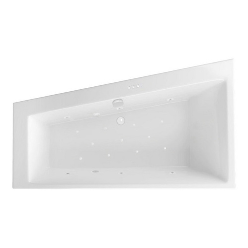 Ванна акриловая гидромассажная Excellent Sfera WAEX.SFL17.RELAX.WH 170х100 пристенная асимметричная с каркасом Ванна акриловая гидромассажная Excellent Sfera WAEX.SFL17.RELAX.WH 170х100 пристенная асимметричная с каркасом