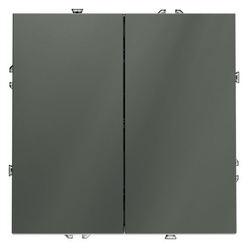 Выключатель двухклавишный VOLTUM S70 VLS020106