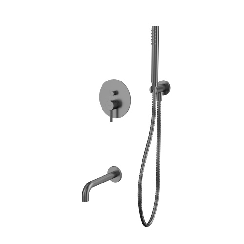 Смеситель Whitecross Y gunmetal YSET06GM встраиваемый оружейная сталь
