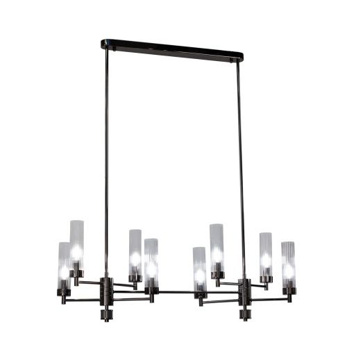 Люстра на штанге AM Group Indigo (Индиго) INDIGO SPL8 PEARL BLACK