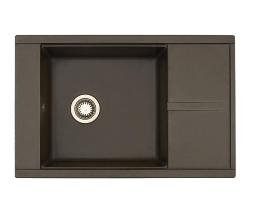 Мойка кухонная Aquaton Делия 1A715132DE280 78х51 цвет кофе