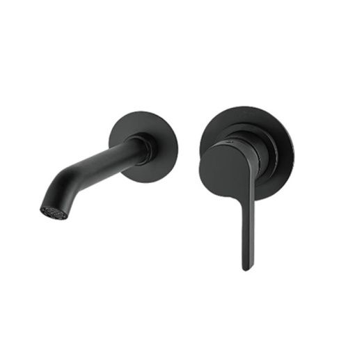 Смеситель для раковины Webert DoReMi DR830606560 встраиваемый в стену черный