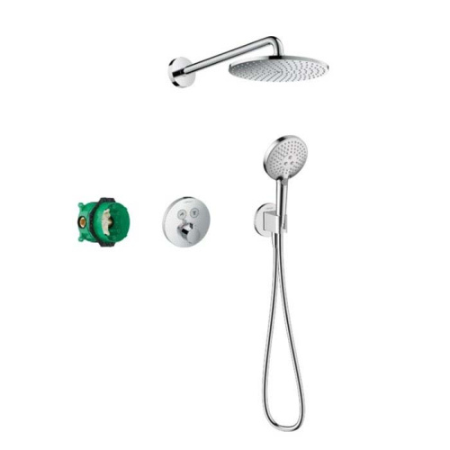 Душевая система Hansgrohe Raindance S 27951000 встраиваемая в стену цвет хром с термостатом