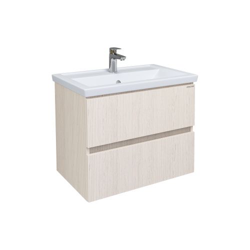 Тумба под раковину Grossman Юнит 207013 66х45х53 подвесная цвет кадена лайт