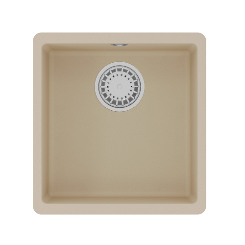 Кухонная мойка LeMark Sinara 400-u 9910062 40х42 цвет бежевый поверхность матовая