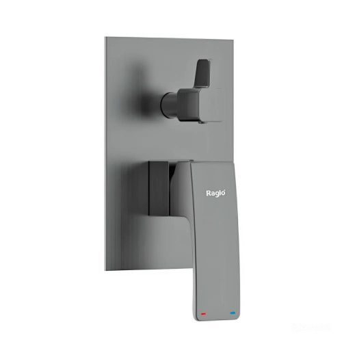 Смеситель для ванны и душа Raglo R01 R01.272.09 встраиваемый в стену графит