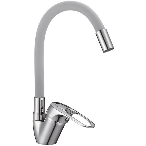 Смеситель для кухни D-Lin D150628-2C на мойку серый