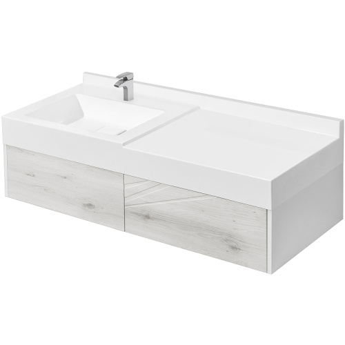 Тумба под раковину Aquaton Сакура 1A234901SKW80 99,6х46,6х24 подвесная
