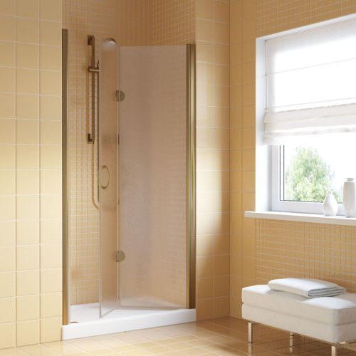 Душевая дверь Vegas-Glass GPS LUX GPS LUX 85 05 02 R 85х200 стекло рифленое профиль бронза