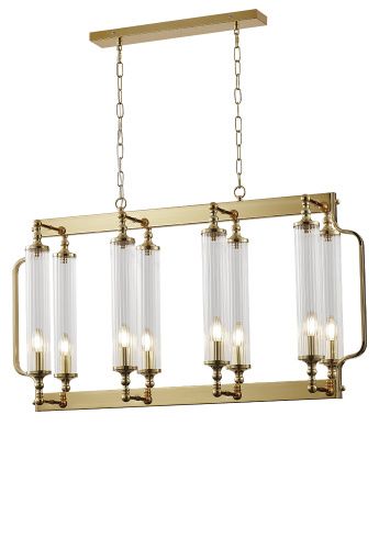Люстра подвесная Crystal Lux Tomas (Томас) TOMAS SP8 L1000 BRASS