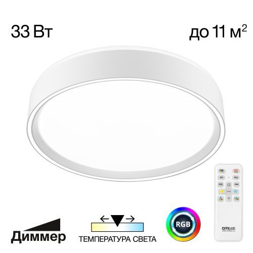 Светильник потолочный музыкальный Citilux Boss (Босс) CL751250G