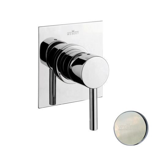 Смеситель для ванны и душа Webert Elio EL880101345 настенный никель