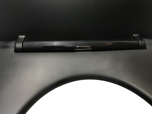 Унитаз подвесной CeramaLux B2330-1MB черный матовый с сиденьем микролифт каскадный смыв - фото 5