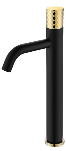 Смеситель Boheme Stick 122-BG на столешницу черный