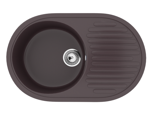 Кухонная мойка Ulgran Classic U-107-345 73х46 цвет шоколад