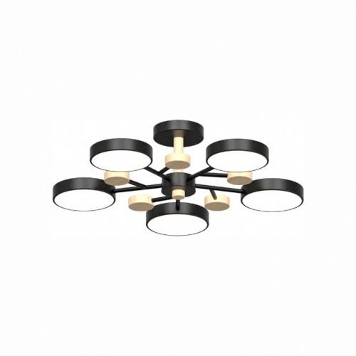 Люстра на штанге LED4U L3204-620 BK