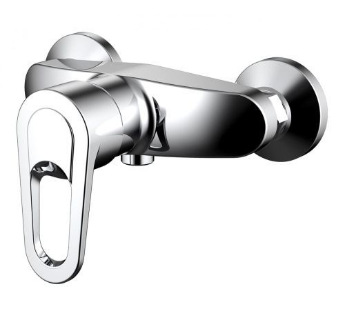 Смеситель для душа Bravat LOOP F9124182CP-01-RUS настенный хром