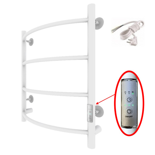 Полотенцесушитель Тругор Пэк сп Пэксп5/6050белыйВГП 55х60 электрический белый