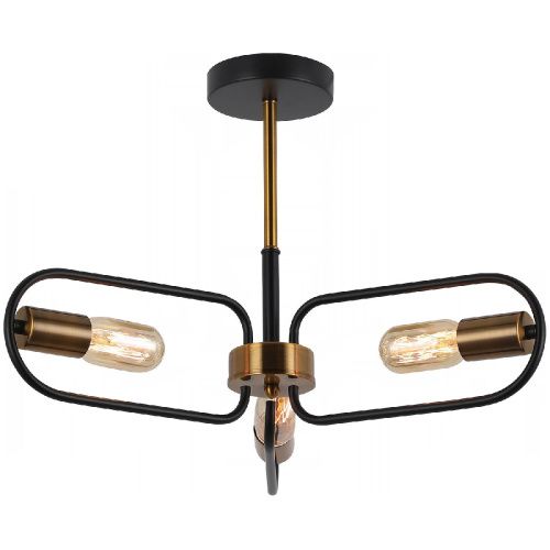 Люстра на штанге Illumico IL8253-3COU-79 BK GD
