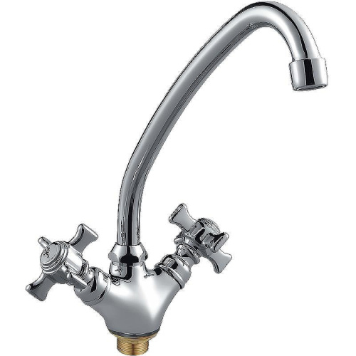 Смеситель для кухни Haiba HB24 HB4924 на мойку хром