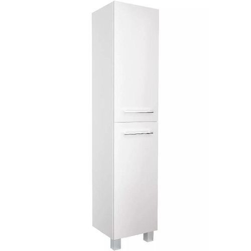 Шкаф-пенал 1MarKa Соната У27984 35х32х198 напольный цвет белый