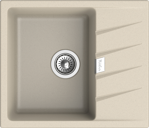 Кухонная мойка Rivelato RAUM RM-58 beige scuro 58х50 цвет темно-бежевый