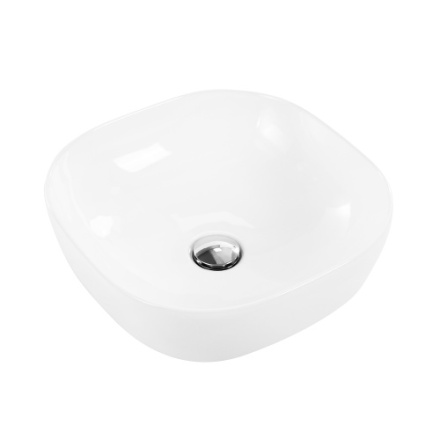 Раковина BelBagno 43 см BB1301 накладная цвет белый глянцевый