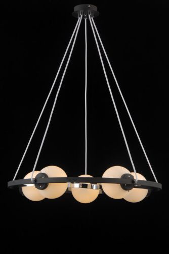 Люстра подвесная Natali Kovaltseva Sphere (Спхере) SPHERE 81020-5C SATIN BLACK