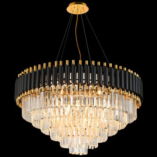 Люстра подвесная Natali Kovaltseva DARIAN (ДАРИАН) DARIAN 76017/12C GOLD BLACK