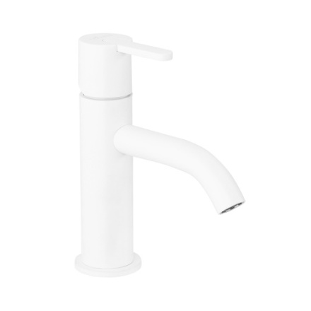 Смеситель Cezares LEAF LEAF-LSM2-BIO на раковину белый матовый
