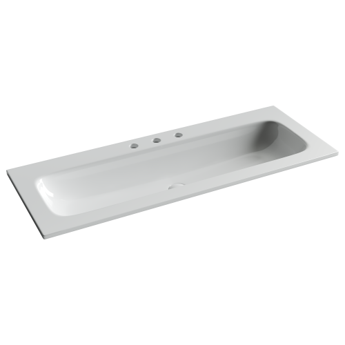 Раковина Ceramica Nova GRACE 121 см CN7024 накладная цвет белый