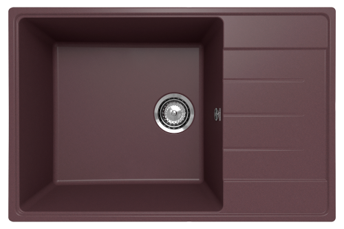 Кухонная мойка Ulgran Quartz Prima 760-06 76х50 цвет трюфель