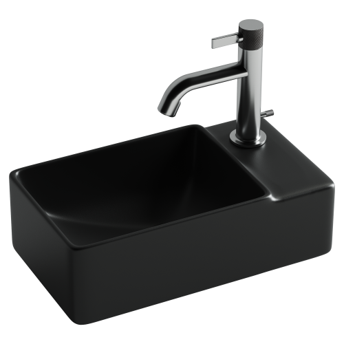 Раковина Ceramica Nova ELEMENT 40 см CN5045MB подвесная цвет черный матовый