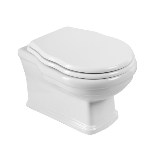 Унитаз подвесной BelBagno BOHEME BB115CH/BB115SC белый с сиденьем микролифт безободковый каскадный смыв