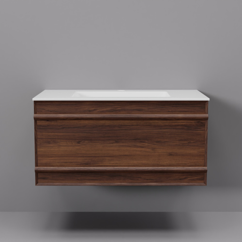 Тумба с раковиной ArtDecco Bridget (Бриджит) ABR08W22S200 80x45x40 подвесная цвет черный орех