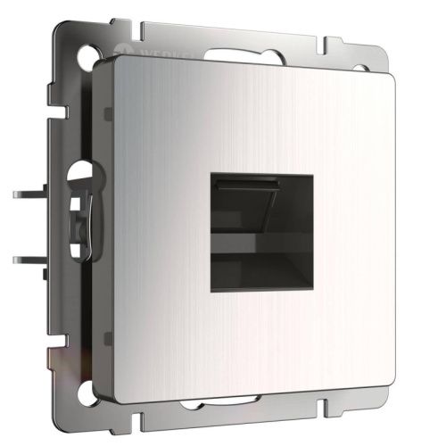 Розетка Ethernet RJ-45 Werkel Глянцевый никель 4690389158247