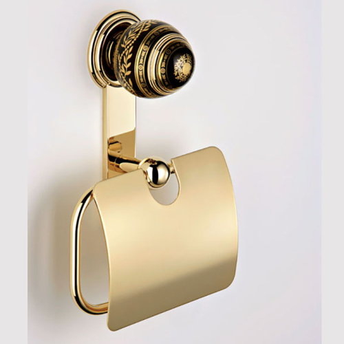 Бумагодержатель THG Marquise porcelaine noire A7F-F01-538AC