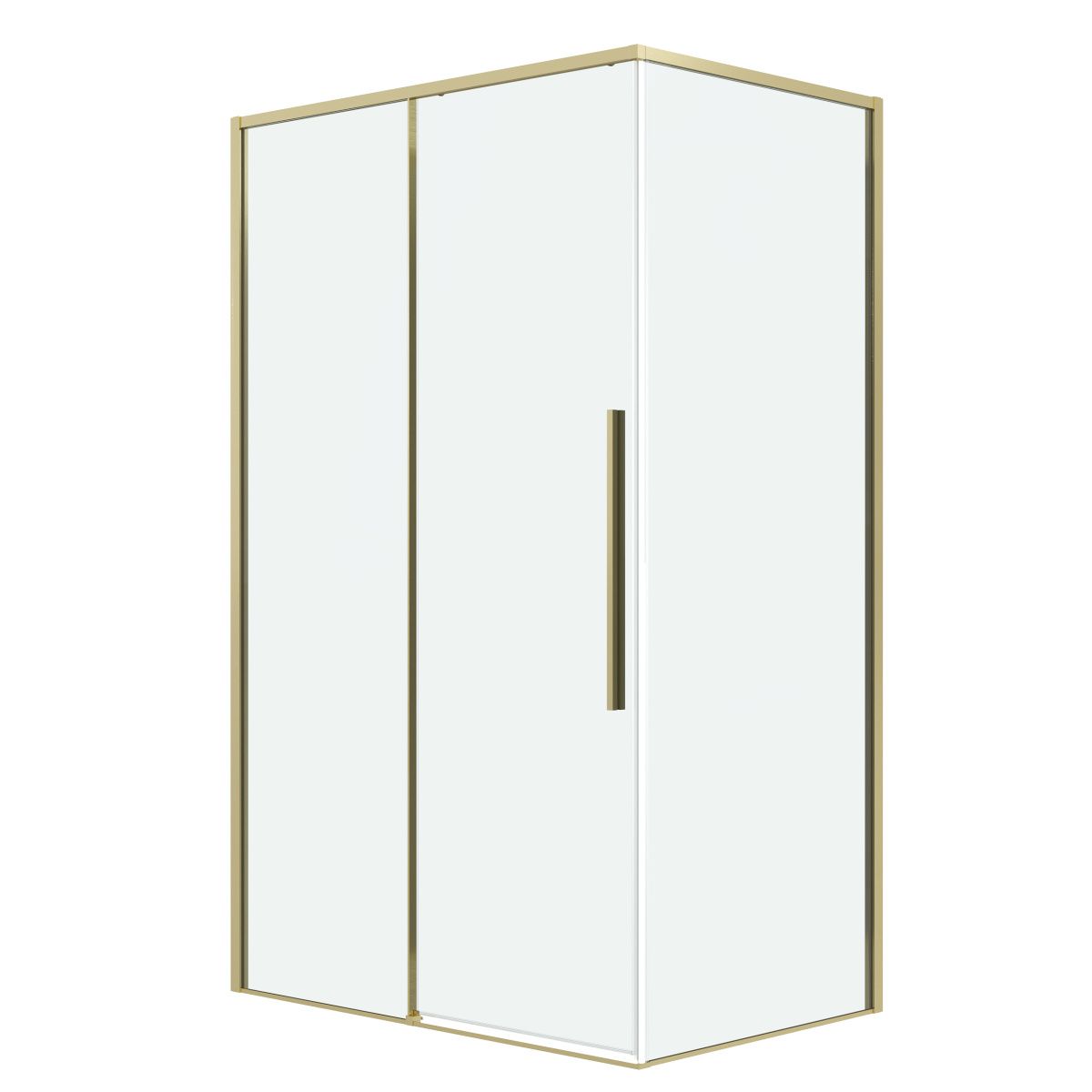 Душевой уголок Grossman Galaxy 120.K33.01.1010.32.00 100х100 стекло прозрачное профиль золото без поддона