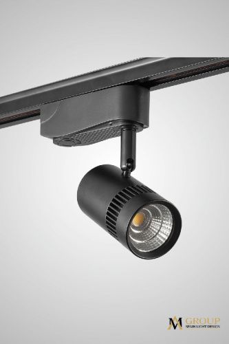 Трековый однофазный светильник AM Group Track (Трацк) AM230-7W BK 3000K