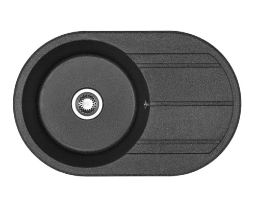 Мойка кухонная Aquaton Амира 1A712932AI210 78х50 цвет графит