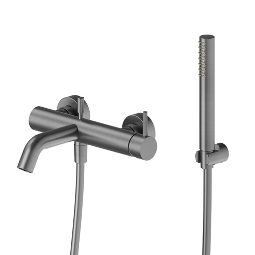 Смеситель для ванны Newform X-STEEL 316 69640CX.59.064 настенный оружейная сталь без термостата