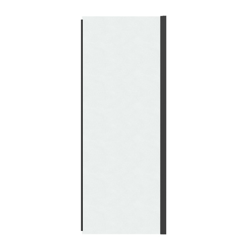 Боковая стенка Grossman Pragma 200.K33.03.100.21.02 100x195 стекло шиншилла профиль черный матовый