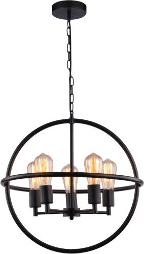 Люстра подвесная Toplight Alayna (Алаына) TL1188H-05BK