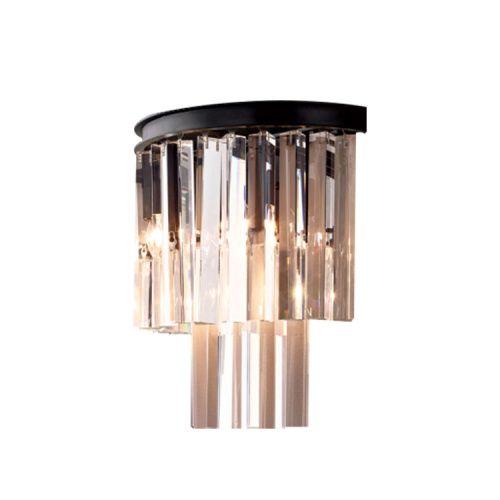 Светильник настенный Delight Collection 1920s Odeon (1920с Одеон) KR0387W-2B black/clear